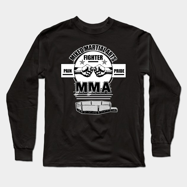 MMA Fighters Long Sleeve T-Shirt by Shirtrunner1